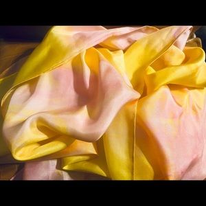 Handmade silk scarf